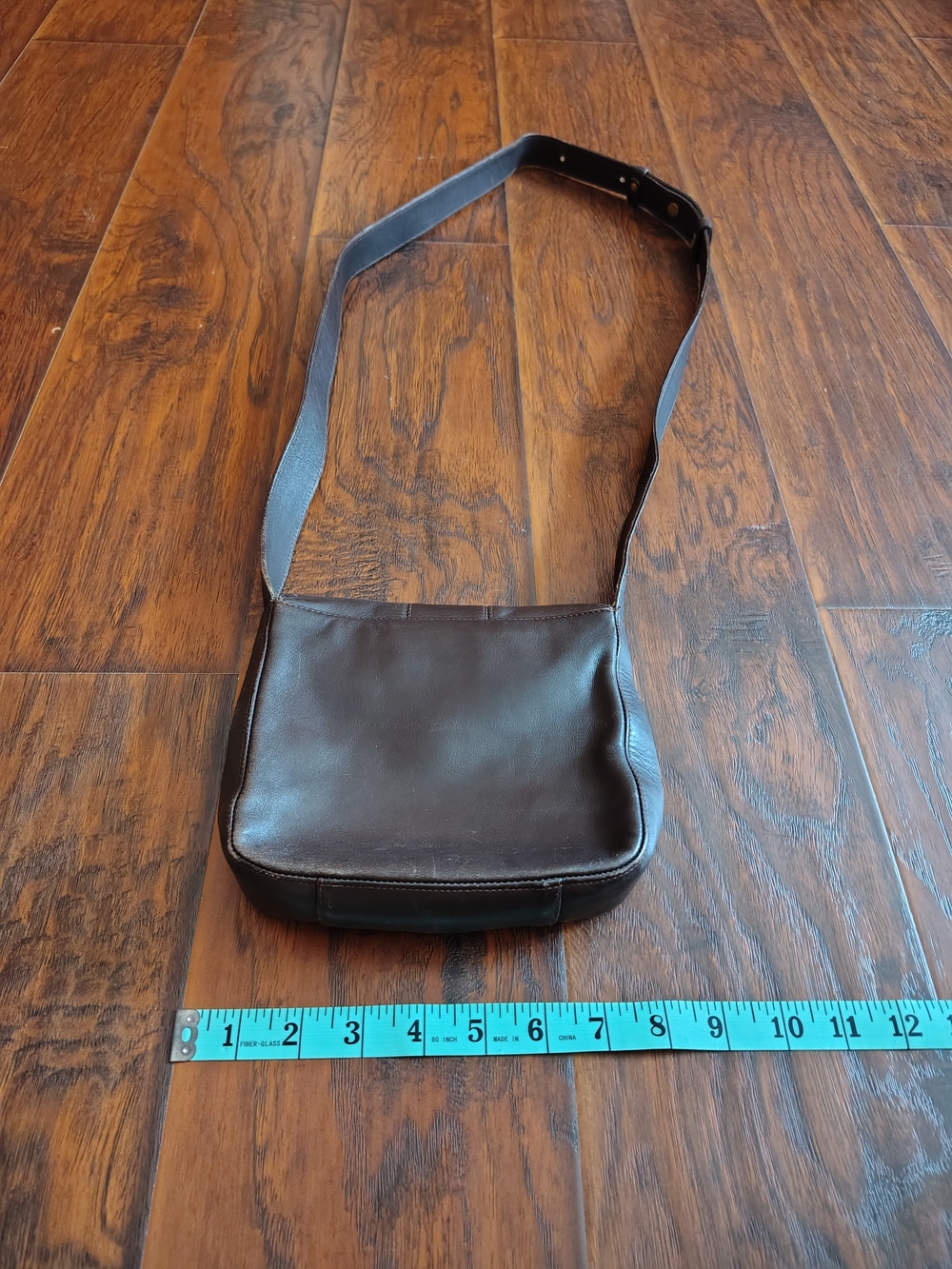 Vintage Mark Cross New York leather shoulder bag purse Black & brown - Picture 6 of 9
